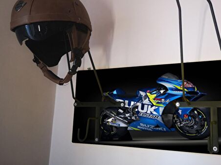 Motosiklet Kask Askısı, Motor Kask Askısı, Yuma, Buffer, Ariete, Shad, Schulzz, Ls2 vb GG50