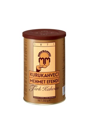 Mehmet Efendi Kuru Kahveci 250 Gr Teneke Kutu 2 'li Eko Paket