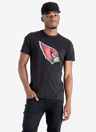 New Era Bisiklet Yaka Normal Kalıp DüzSiyah Erkek T-Shirt - NE96196FA14 Team Logo Tee Aricar