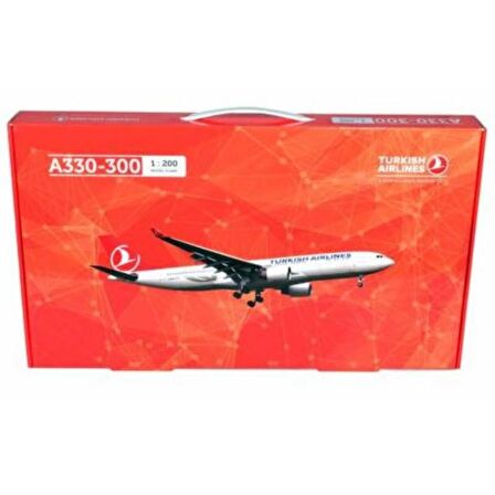 Airbus A 330 TK Koleksiyon 1/200 Model Uçak Masaüstü Sergi Maket Uçağı