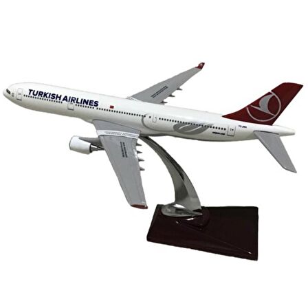 Airbus A 330 TK Koleksiyon 1/200 Model Uçak Masaüstü Sergi Maket Uçağı