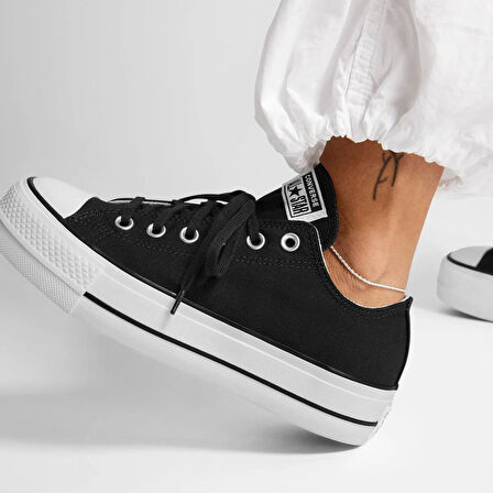 Converse Chuck Taylor All Star Lift Kadın Siyah Ayakkabı 560250C-001