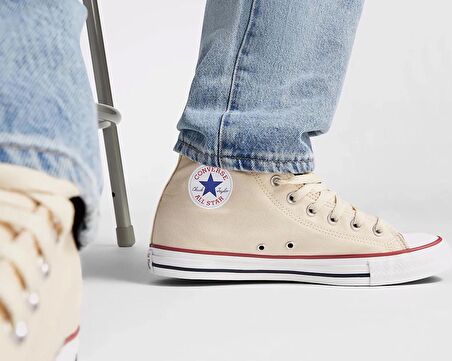 Converse Ctas Hi Kadın Günlük Ayakkabı 159484C Krem
