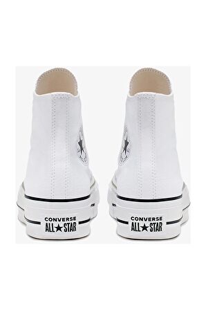 Convers CHUCK TAYLOR ALL STAR PLATFORM CANVAS Kadın Günlük Spor Ayakkabı 560846CBEYAZ