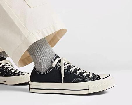 Converse Chuck 70 Canvas Kadın Günlük Ayakkabı 162058C Siyah