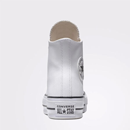 Converse CHUCK TAYLOR ALL STAR LEATHER PLATFORM Beyaz Sneaker 561676C-102