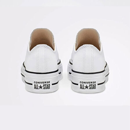 Converse CHUCK TAYLOR ALL STAR LEATHER PLATFORM Beyaz Sneaker 561680C-102