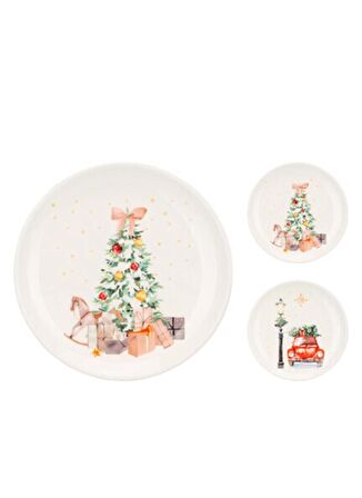 Boyner Evde Yemek Tabağı XMAS PLATE, DOLOMITE 2