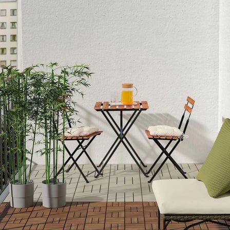 IKEA RUNNEN yer döşemesi, akasya, 0,81 m², 9 adet 