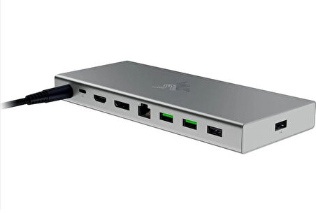 Razer Dock Mercury - USB 4 (14 Bağlantılı, Çift Ekran Destekli)