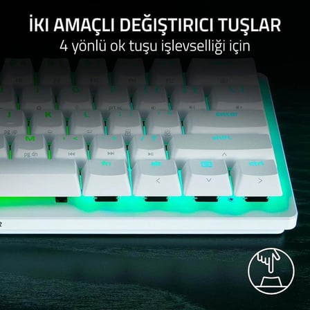 Razer Huntsman V3 Pro Mini - Analog Optik E-Spor Klavye -  RZ03-04991700-R3M1