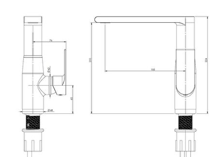 Bocchi Smart Eviye Bataryası Antik Siyah 1012-0090-AB