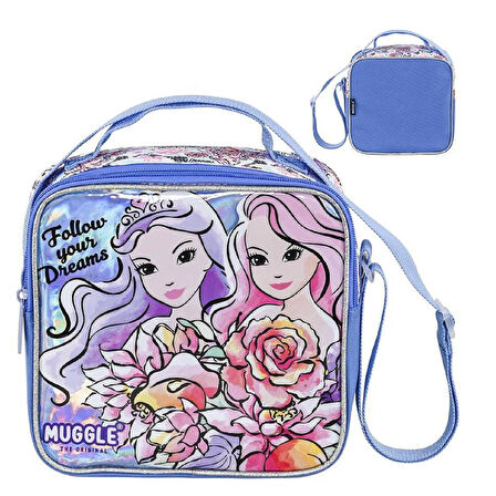 Muggle 2 Bölmeli Princess Okul Çantası + Termoslu Beslenme Çantası