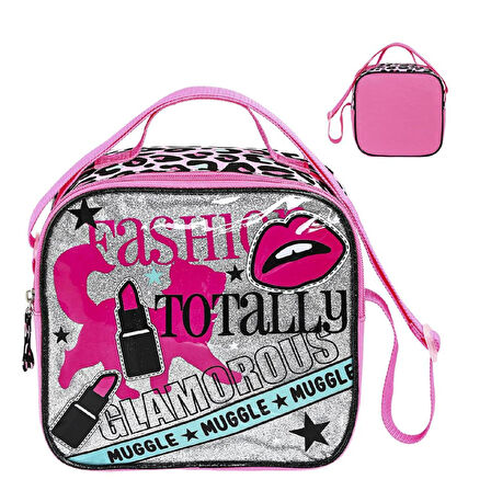 Muggle 2 Bölmeli Fashion Totally Okul Çantası + Termoslu Beslenme Çantası