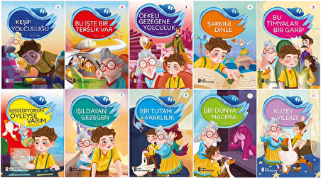 4.Sınıf Okumayı Sevdiren Renkli Resimli Hikayeler 9 - 10 Kitap