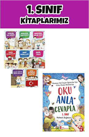1.Sınıf Mini Birler Hikaye Seti +Oku Anla Cevapla