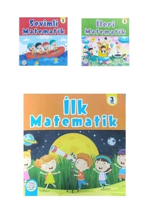 3-6 Yaş Çocuklar Için Sevimli Matematik-ileri Matematik-ilk Matematik-3 Kitap Set