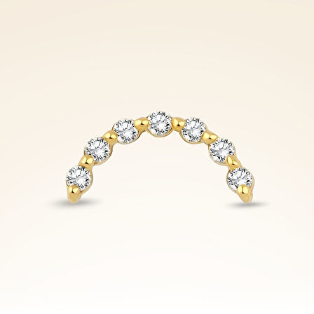 0,03 Karat Pırlanta Helix Piercing