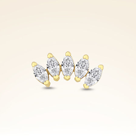 0,27 Karat Pırlanta Tragus Piercing