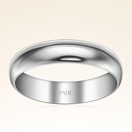 Klasik Kalın Bombeli 5 mm Erkek Alyans