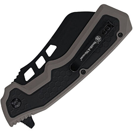 Smith & Wesson® Assist Open Extract & Evasion Siyah Linerlock Katlanır Çakı – Siyah/Gri Saplı 1205012