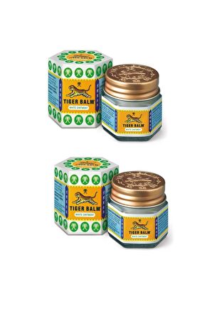 White 30gr+30gr( 2 Adet 30 Gr Beyaz Tıger Balm)