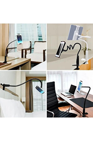 Vos Versa Sıkıştırmalı Masaüstü Telefon Ve Tablet Tutucu VVE1022