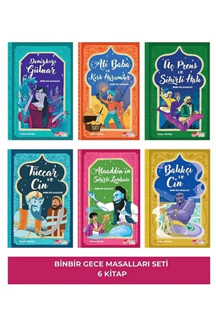 Binbir Gece Masalları Seti-6 Kitap Set