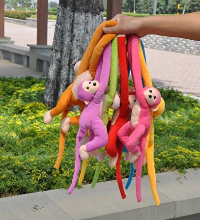 Peluş Maymun, Elleri Yapışabilen Uyku ve Oyun Arkadaşı -70 cm 