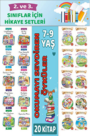2.ve 3.Sınıflar İçin Okuma Alışkanlığı Kazandıran Mükemmel 20 li  Hikaye Seti 4