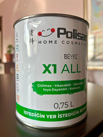 POLİSAN X1 ALL DÖNÜŞÜM BOYASI YAZ LİMONU(4530) 1 KG