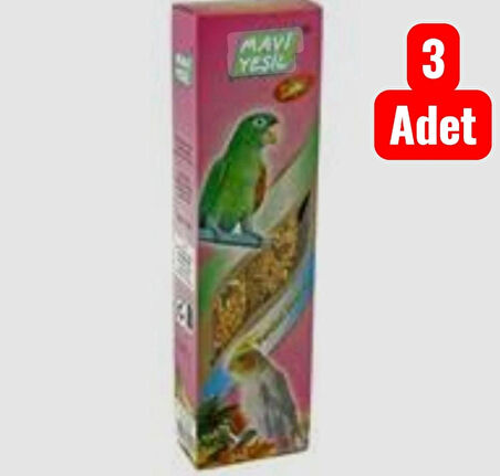 MAVİ YEŞİL PARAKET VE PAPAĞAN KRAKER 3 LÜ PAKET