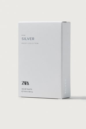 ZARA MAN SILVER EAU DE TOILETTE 100 ML (3.4 FL. OZ) PARFÜM