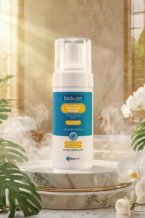 Bidoze Yüz & Makyaj Temizleme Köpüğü 150 Ml | Niacinamide ve Hyaluronik Asitli Arındırıcı Bakım