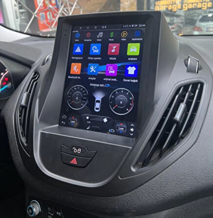 FOR-X FORD COURİER TESLA-ALT PAKET(2015-2023)-9.7''ANDROİD GERÇEK 2+32 GB / 4 ÇEKİRDEK 1.6Ghz / WIFI 5.0Ghz / BT 5.4-KABLOSUZ CARPLAY-AHD HD GERİ GÖRÜŞ KAMERA HEDİYE