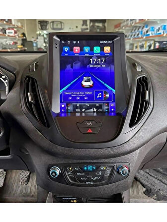 FOR-X FORD COURİER TESLA-ALT PAKET(2015-2023)-9.7''ANDROİD GERÇEK 2+32 GB / 4 ÇEKİRDEK 1.6Ghz / WIFI 5.0Ghz / BT 5.4-KABLOSUZ CARPLAY-AHD HD GERİ GÖRÜŞ KAMERA HEDİYE