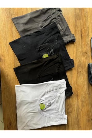 4'lü Paket Bambu Kumaş Jakarlı Nefes Alan Asorti Renk Atlet