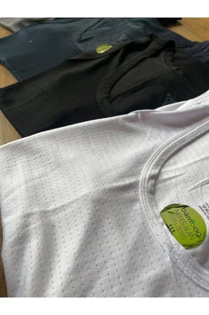 4'lü Paket Bambu Kumaş Jakarlı Nefes Alan Asorti Renk Atlet