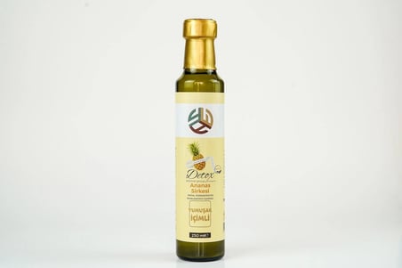 Promar DETOX TROPİKAL MEYVE SİRKESİ 250 ML +  Ananas Sirkesi Doğal Fermantasyon Pineapple Vinegar 250 ML