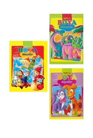 Keşfet Ve Boya 3 Kitap Set