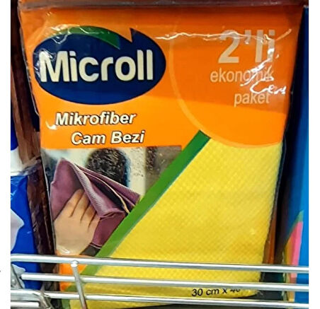 MICROLL Mikrofiber Cam Bezi 2 li