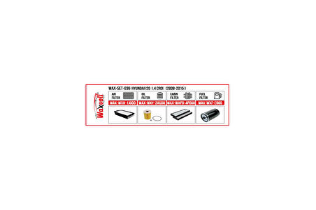 HYUNDAI i20 1.4 CRDi FİLTRE BAKIM SETİ   (2008-2015 )