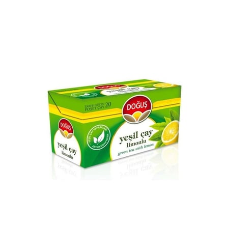 Yeşil Çay Limonlu Poşet Çay 20X1.75 Gram