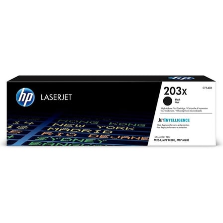 203X Black Siyah Yüksek Kapasite 3.200 Sayfa Kapasiteli Toner Cf540X