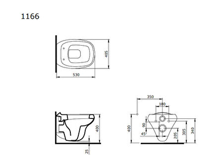 Bocchi Fenice Asma Klozet P. Mandalina Sarısı Kapak Dahil 1166-021-0128