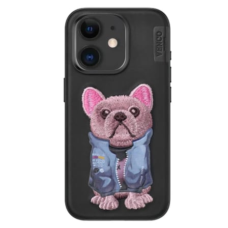 Venco Apple iPhone 11 Cute Desenli Kapak - Siyah
