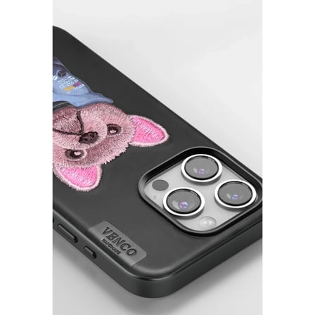 Venco Apple iPhone 11 Cute Desenli Kapak - Siyah