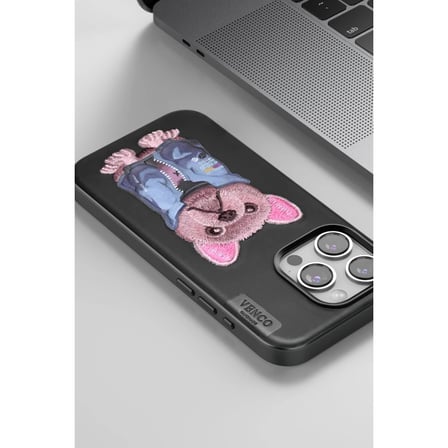 Venco Apple iPhone 11 Cute Desenli Kapak - Siyah