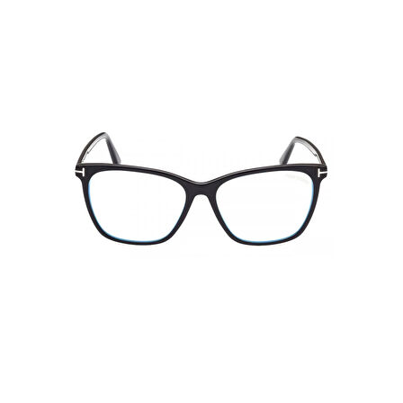 Tom Ford Tf 5762B 001 55 Kadın Kare Siyah Kemik Mavi Işık Korumalı Gözlük