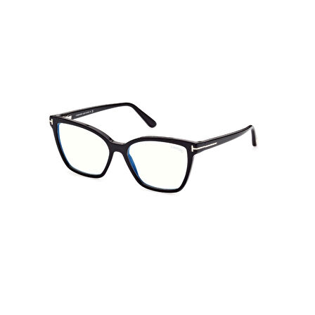 Tom Ford Tf 5812B 001 53 Kadın Kelebek Siyah Kemik Mavi Işık Korumalı Gözlük